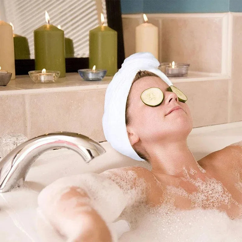 Microfiber Hair Towel Wrap – Super Absorbent Quick-Dry Hair Turban