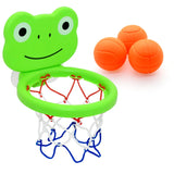 Baby Bath Basketball Toy – Toddler Bathtub Hoop with 3 Balls & Cute Whale Design