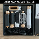 5-in-1 Hair Dryer & Hot Comb Set – Professional Curler, Straightener & Styling Tool