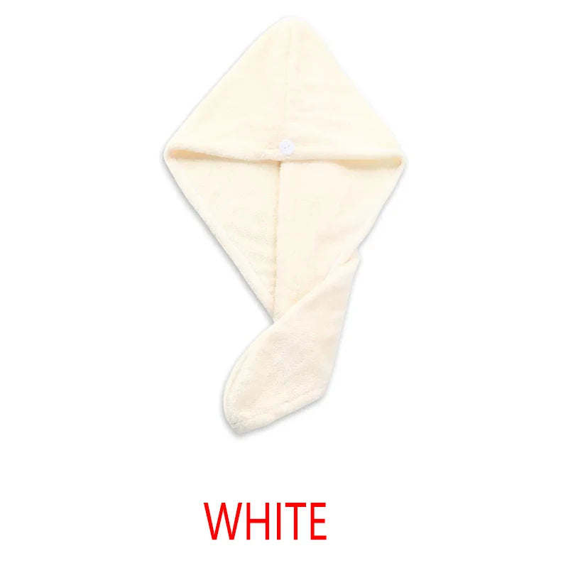 Microfiber Hair Towel Wrap – Super Absorbent Quick-Dry Hair Turban