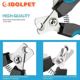 “Professional Pet Nail Clippers with Safety Guard – Stainless Steel Dog & Cat Grooming Scissors”
