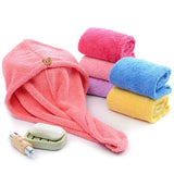 Microfiber Hair Towel Wrap – Super Absorbent Quick-Dry Hair Turban