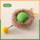 Rechargeable Cat Interactive Ball – Automatic Rolling Toy with Tail, Intelligent Mouse Simulation for Cats