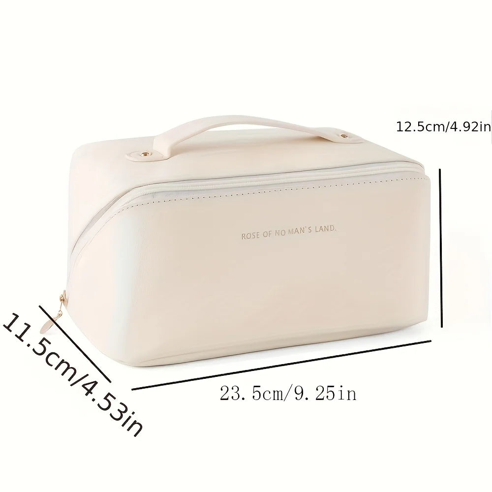 Women’s Makeup Organizer Bag – Luxury Travel Cosmetic Case with Zipper