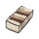 7-Grid Closet Organizer Box – Drawer Storage for Jeans, Socks & Pants