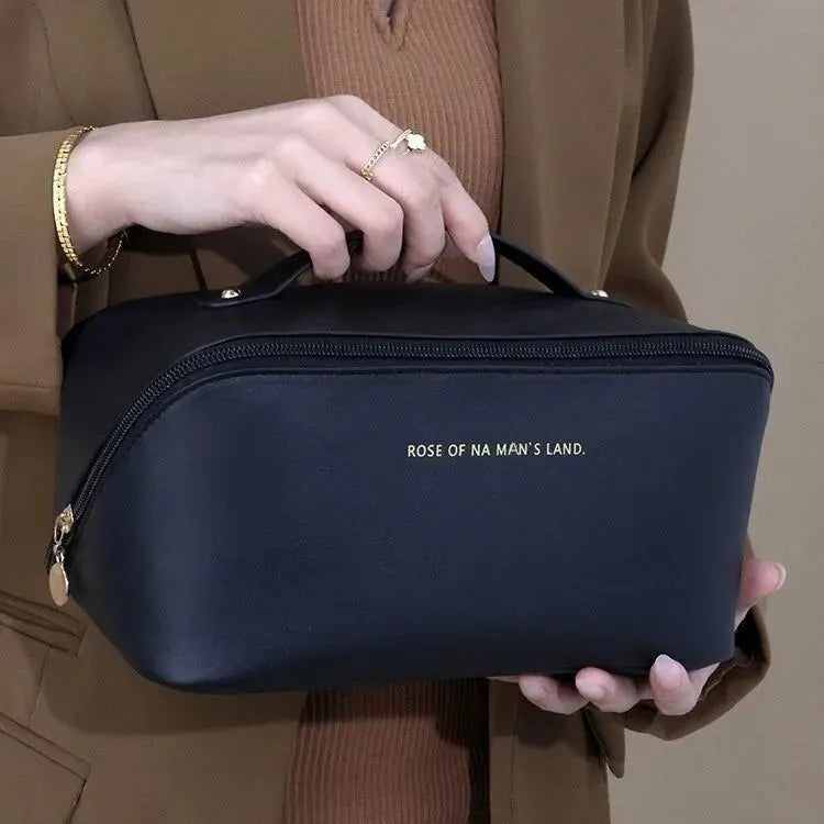Women’s Makeup Organizer Bag – Luxury Travel Cosmetic Case with Zipper
