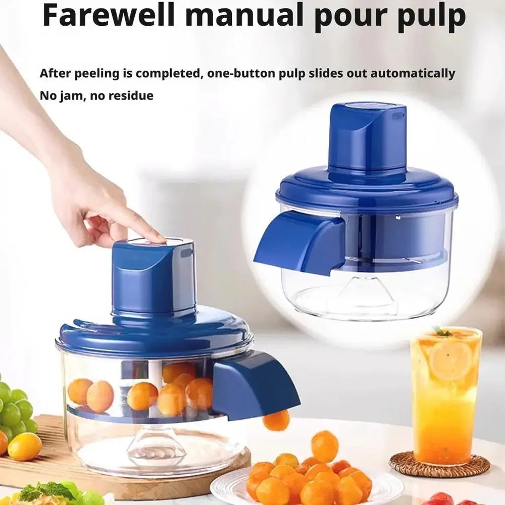  Electric fruit Peeler Machine - Skin Remover for Berries Fruits, Fruit Prep Tool, Effortless Peeling