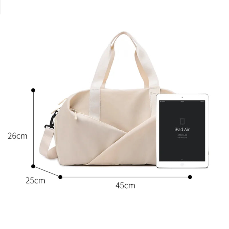 Large Capacity Travel Bag – Lightweight Leisure Handbag for Business, Short Trips & Fitness.
