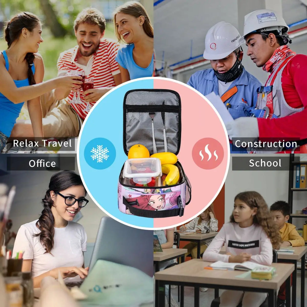 Huntrix K-Pop Lunch Bag – Cute Portable Cooler Tote for Kids