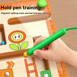 Children’s Magnetic Maze Walking Ball – Early Education Puzzle for Toddlers, Concentration & Logic Training Ages 3+