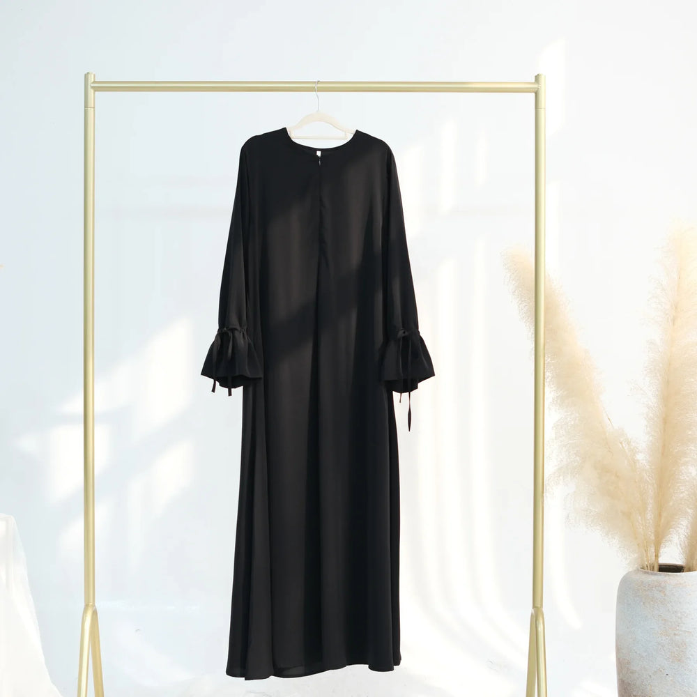 Muslim Women’s Modest Dress – Elegant Dubai Plain Abaya, Islamic Clothing, Loose Solid Turkey Robe