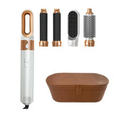 5-in-1 Hair Dryer & Hot Comb Set – Professional Curler, Straightener & Styling Tool