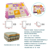 EVA Foam Baby Play Mat with Fence – Thick Puzzle Floor Mat for Kids & Toddlers