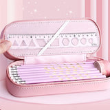 Multifunctional 3D Pencil Case Double Layer Pen Box Waterproof  Pen Bag Gift