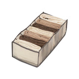 7-Grid Closet Organizer Box – Drawer Storage for Jeans, Socks & Pants