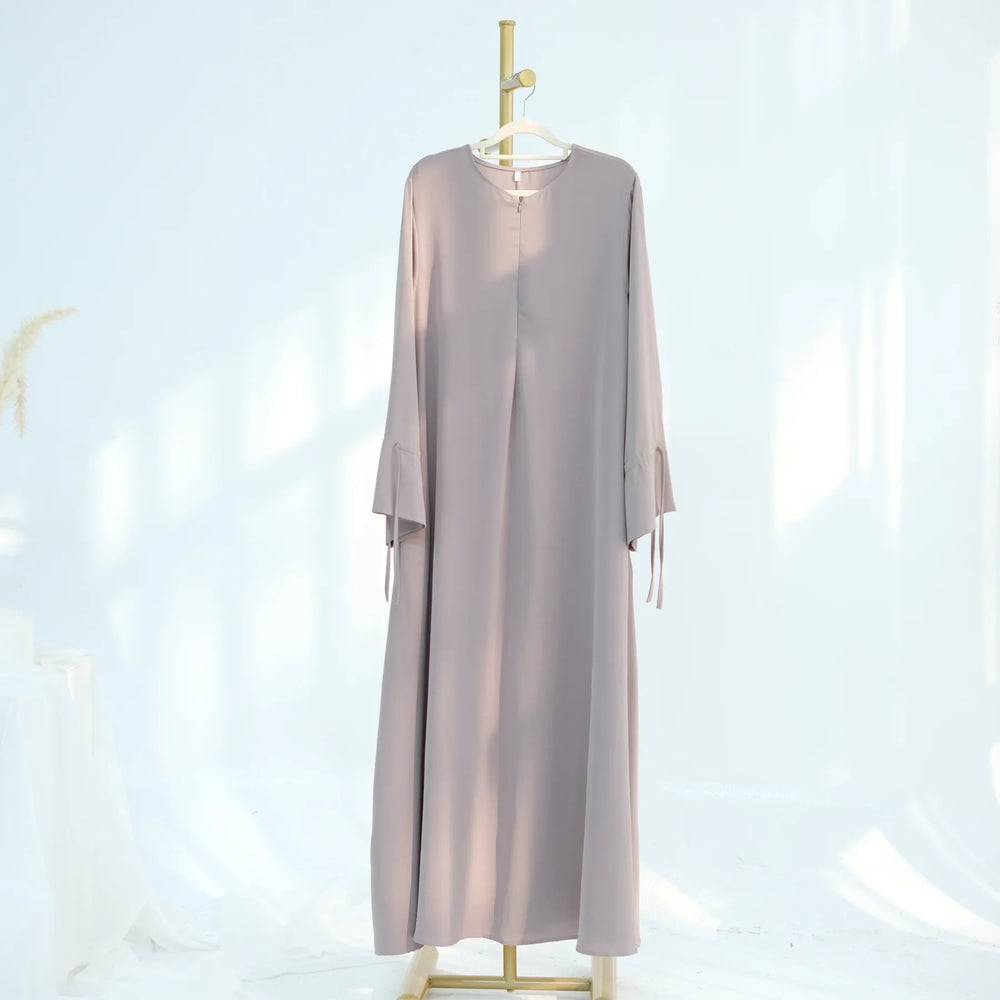Muslim Women’s Modest Dress – Elegant Dubai Plain Abaya, Islamic Clothing, Loose Solid Turkey Robe