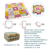 EVA Foam Baby Play Mat with Fence – Thick Puzzle Floor Mat for Kids & Toddlers