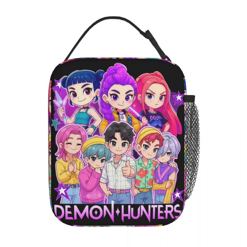 Huntrix K-Pop Lunch Bag – Cute Portable Cooler Tote for Kids