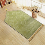 Thickened Printed Prayer Mat Plush with Tassel Flannel Prayer Mat