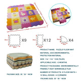 EVA Foam Baby Play Mat with Fence – Thick Puzzle Floor Mat for Kids & Toddlers