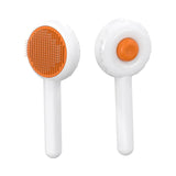 Pumpkin Cat Grooming Brush – Self-Cleaning Comb for Pets, Removes Loose Hair, Undercoat & Tangles