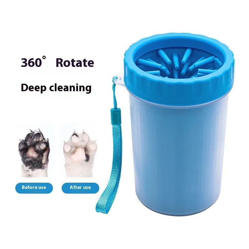Dog Cat Cleaner Automatic Foot Washer Pet Paw Washing Cup Supplies