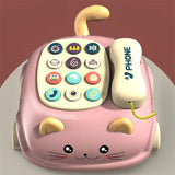 Baby 3-in-1 Musical Phone Toy – Interactive Toddler Learning & Montessori Gift