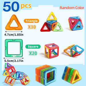 Magnetic Building Blocks for Children'S Toys, Puzzle Learning, Birthday and Christmas Gifts