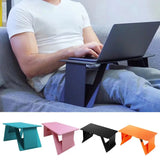 Easy to Store Laptop Stand Adjustable Foldable Laptop Stand for Space-Saving Computer Support Home Bedroom Small Desk for Office